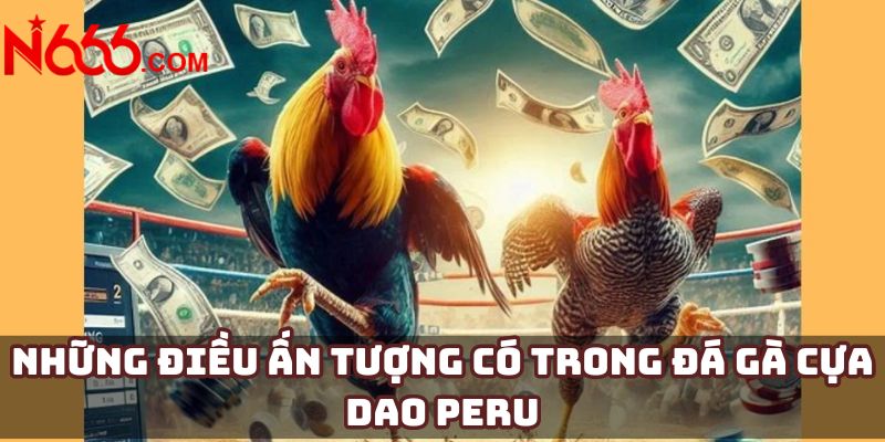 Những điều ấn tượng có trong đá gà cựa dao Peru